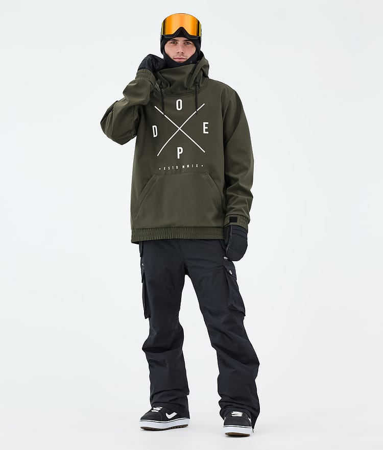 Dope Yeti Snowboardjacka Herr 2X-Up Olive Green, Bild 2 av 7