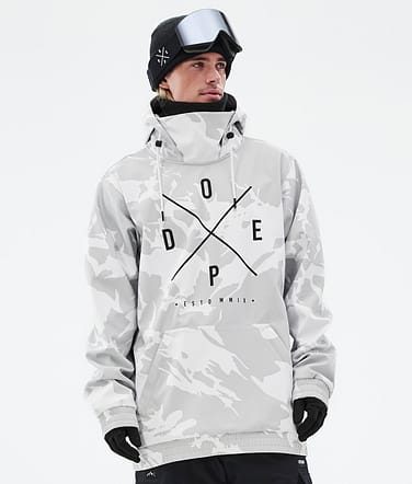 Dope Yeti Snowboardjacka Man 2X-Up Grey Camo