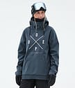 Dope Yeti W Snowboardjacka Dam 2X-Up Metal Blue