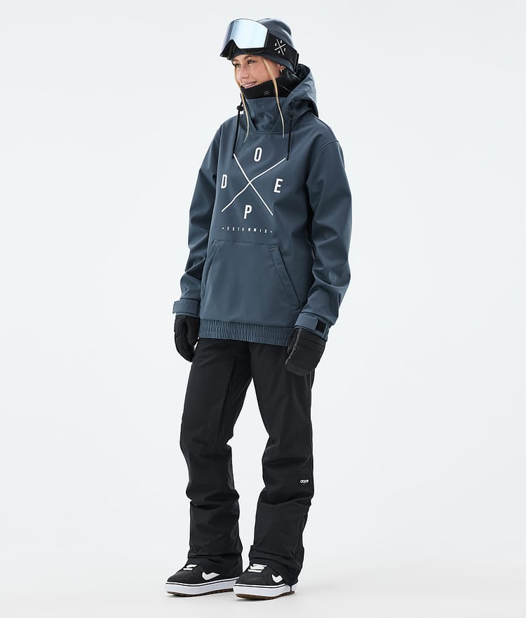 Dope Yeti W Snowboardjacka Dam 2X-Up Metal Blue, Bild 3 av 8