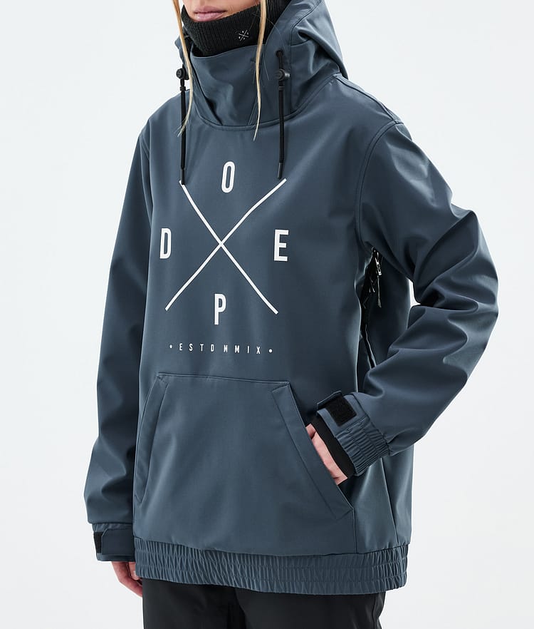 Dope Yeti W Snowboardjacka Dam 2X-Up Metal Blue, Bild 8 av 8