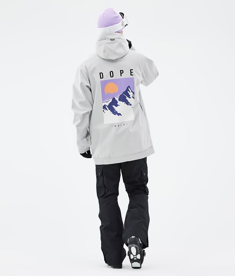 Dope Yeti 2022 Skidjacka Herr Peak Light Grey, Bild 4 av 8