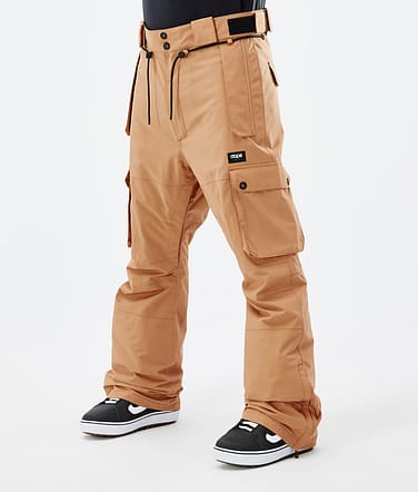 Dope Iconic Snowboardbyxa Man Khaki Yellow