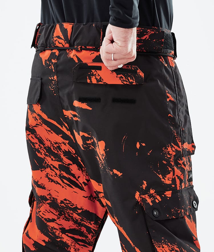 Dope Iconic Snowboardbyxa Herr Paint Orange