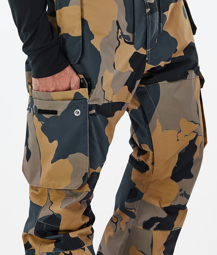 Dope Iconic Snowboardbyxa Herr Walnut Camo, Bild 5 av 6
