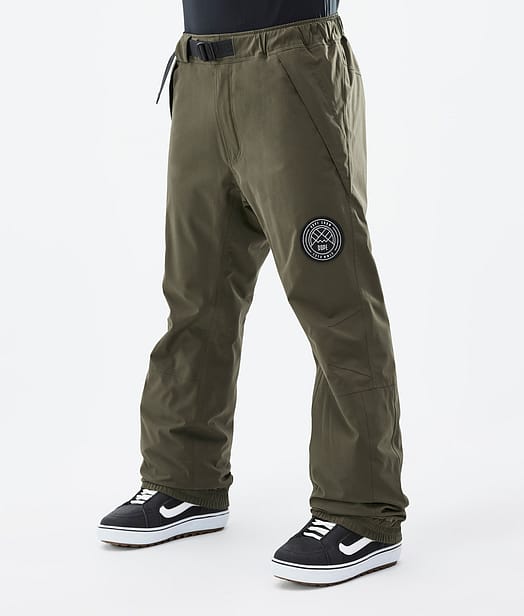 Dope Blizzard 22 Snowboardbyxa Herr Olive Green