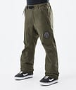 Dope Blizzard 22 Snowboardbyxa Herr Olive Green