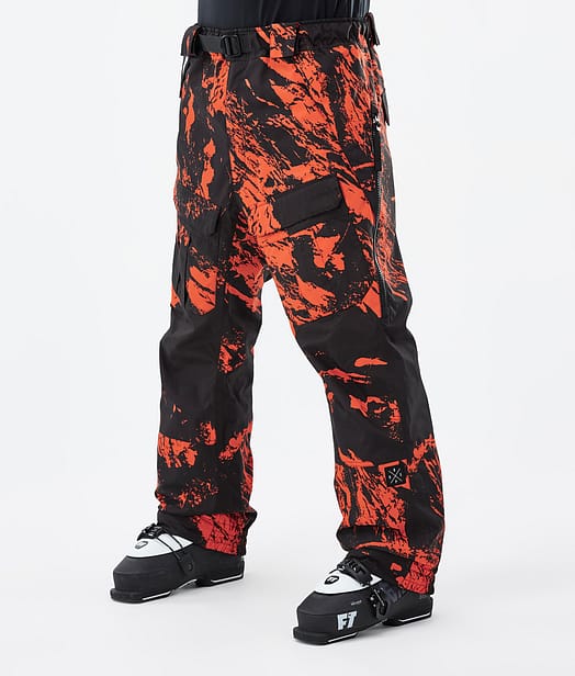 Dope Antek 22 Skidbyxa Herr Paint Orange