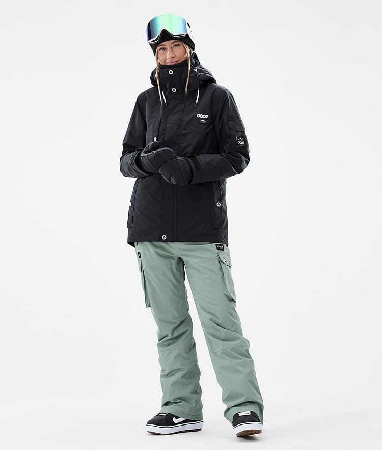 Dope Iconic W Snowboardbyxa Dam Faded Green Renewed, Bild 2 av 7