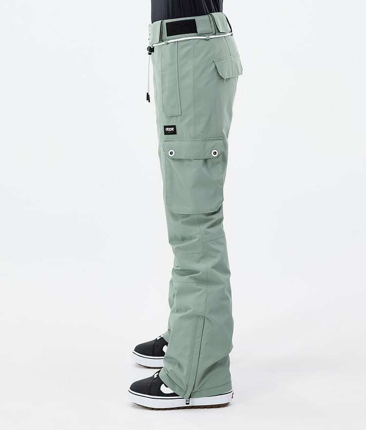 Dope Iconic W Snowboardbyxa Dam Faded Green Renewed, Bild 3 av 7