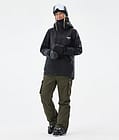 Dope Iconic W Skidbyxa Dam Olive Green, Bild 2 av 7