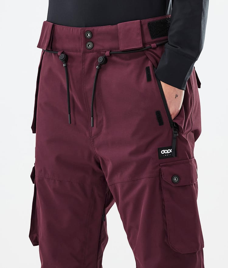 Dope Iconic W Snowboardbyxa Dam Don Burgundy, Bild 5 av 7