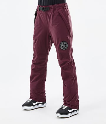 Dope Blizzard W 22 Snowboardbyxa Dam Burgundy