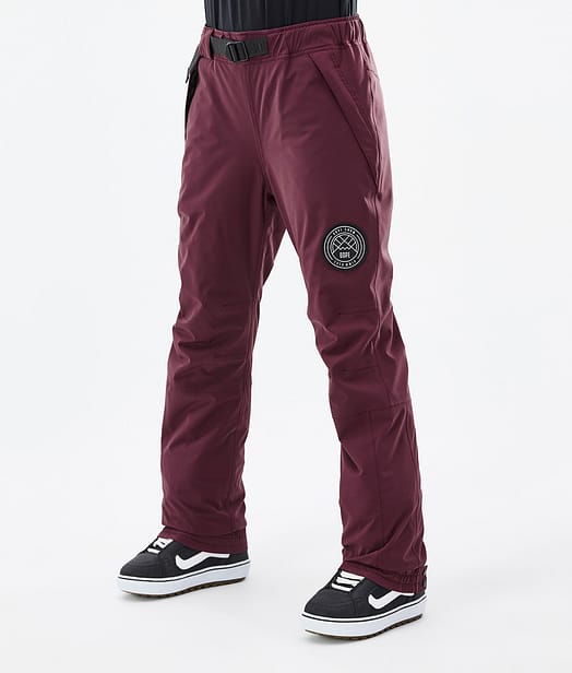 Dope Blizzard W 22 Snowboardbyxa Dam Burgundy