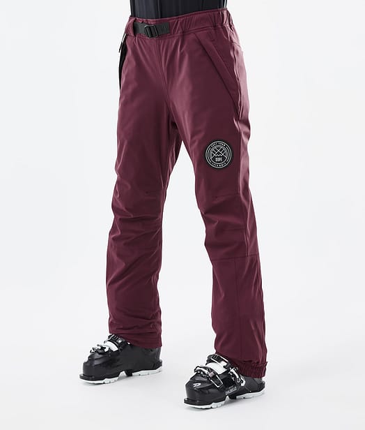 Dope Blizzard W 22 Skidbyxa Dam Burgundy