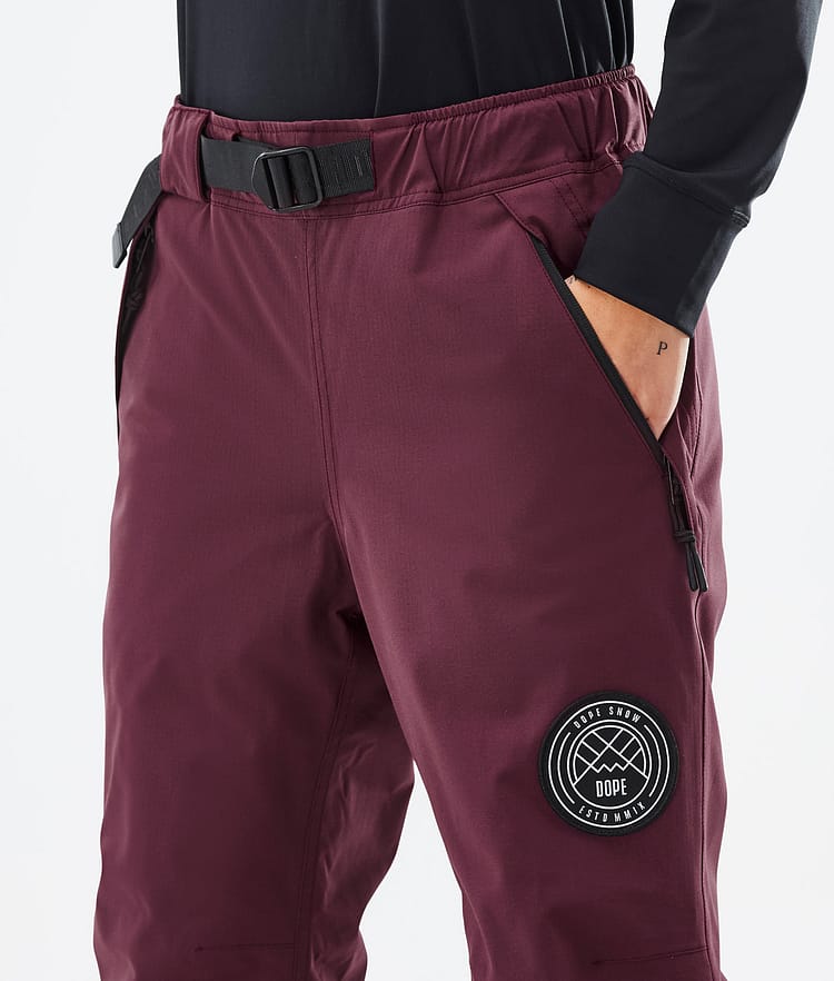 Dope Blizzard W 22 Snowboardbyxa Dam Burgundy Renewed, Bild 4 av 4