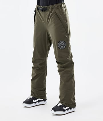 Dope Blizzard W 22 Snowboardbyxa Dam Olive Green