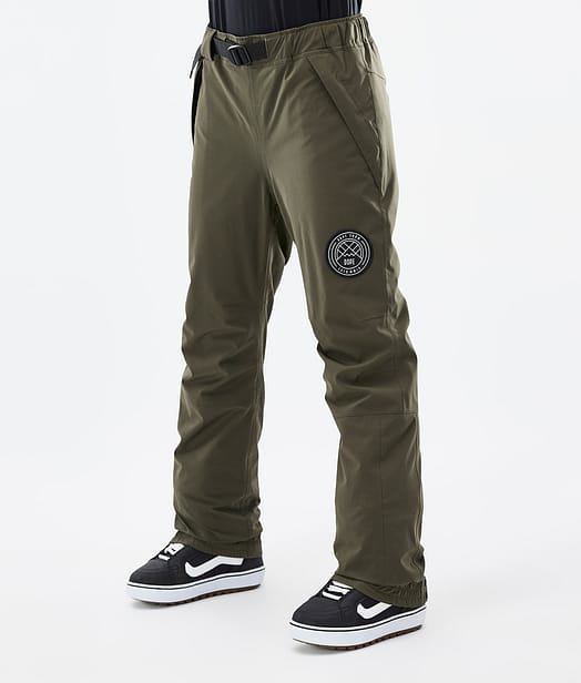 Dope Blizzard W 22 Snowboardbyxa Dam Olive Green
