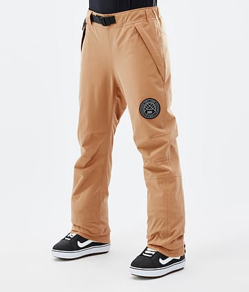 Dope Blizzard W 22 Snowboardbyxa Dam Khaki Yellow