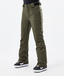 Dope Con W 22 Snowboardbyxa Dam Olive Green