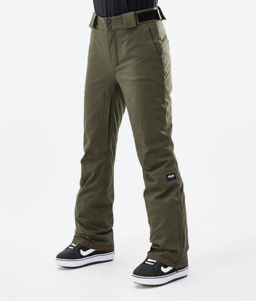 Dope Con W 22 Snowboardbyxa Dam Olive Green