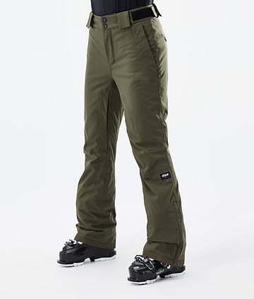 Dope Con W 22 Skidbyxa Dam Olive Green
