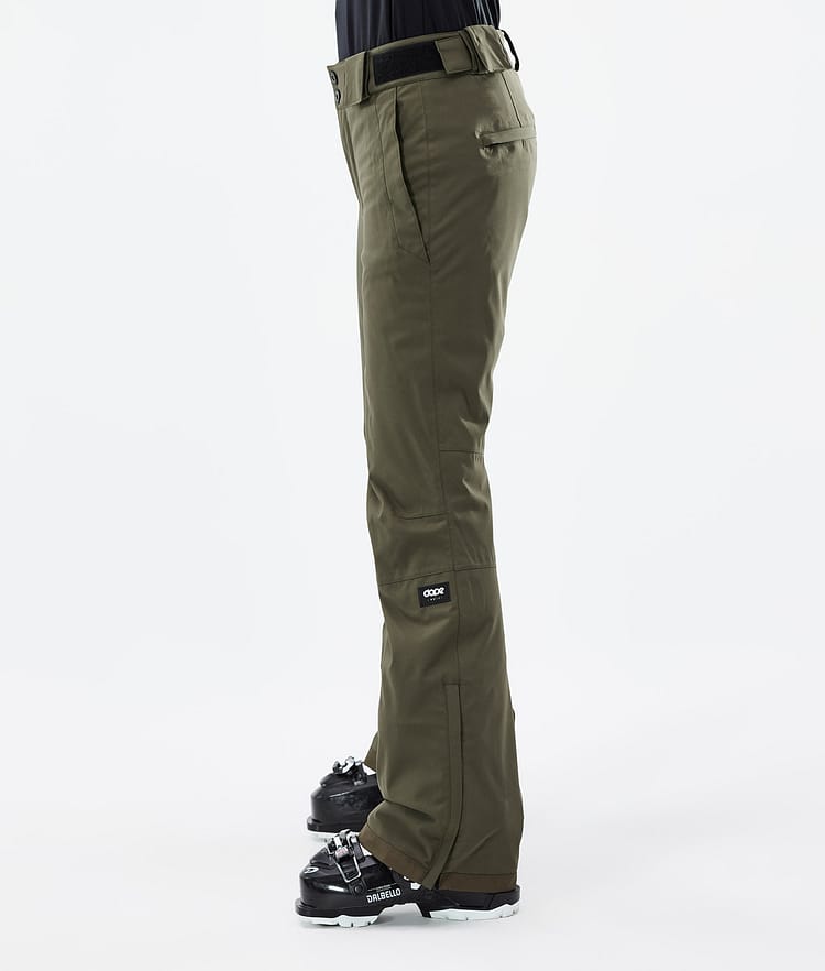 Dope Con W 22 Skidbyxa Dam Olive Green, Bild 2 av 5