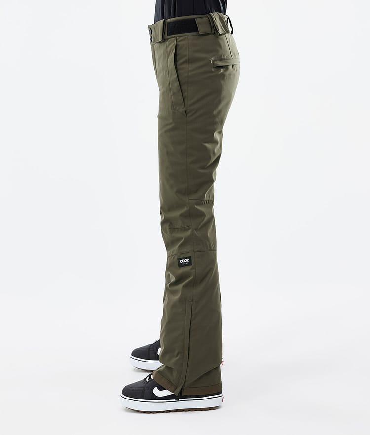 Dope Con W 22 Snowboardbyxa Dam Olive Green Renewed, Bild 2 av 5