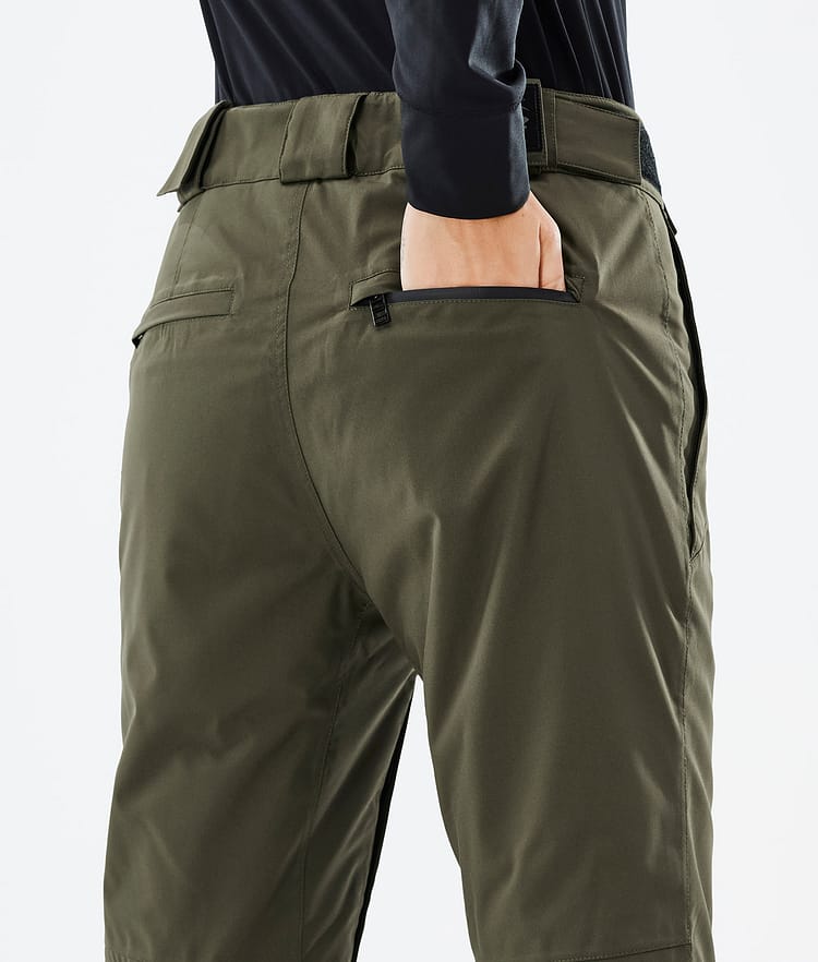 Dope Con W 22 Skidbyxa Dam Olive Green, Bild 5 av 5