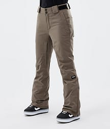 Dope Con W 22 Snowboardbyxa Dam Walnut