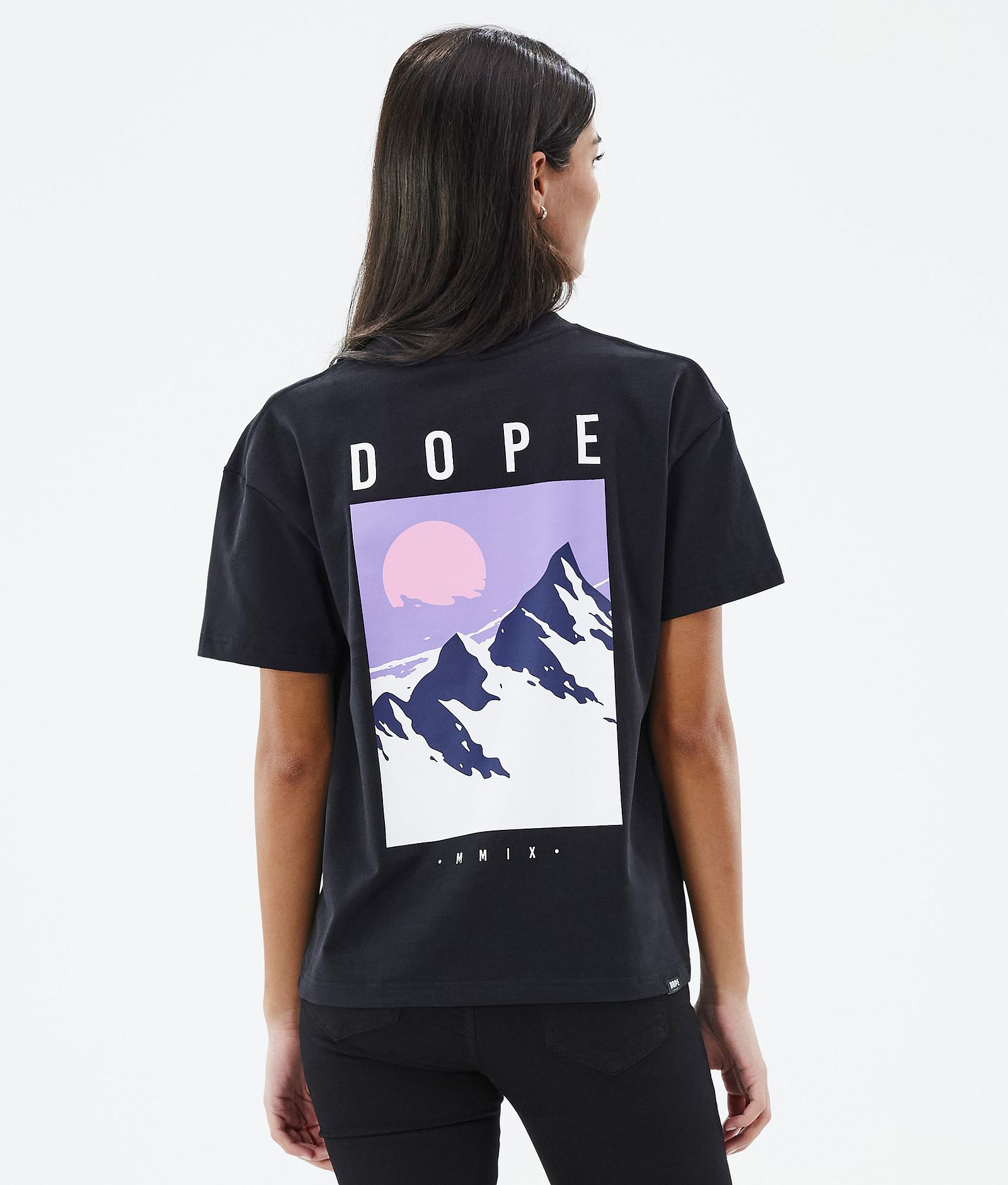 Dope Standard W 2022 T-shirt Dam Peak Black, Bild 1 av 5