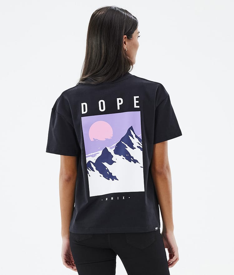 Dope Standard W 2022 T-shirt Dam Peak Black