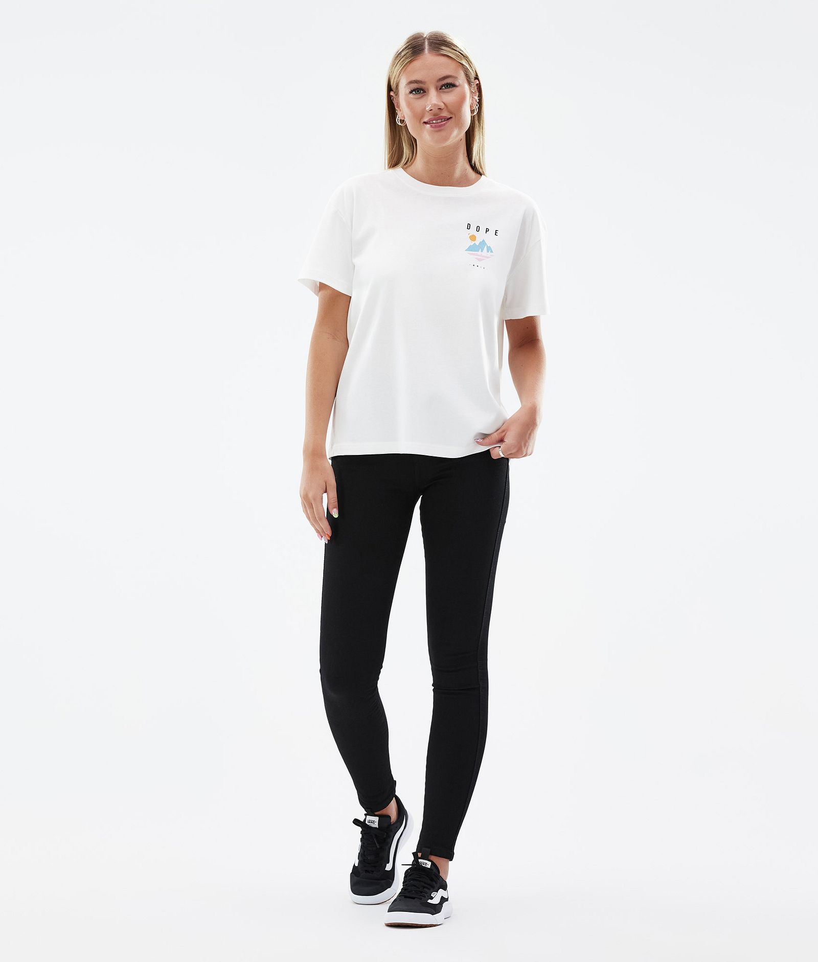 Dope Standard W 2022 T-shirt Dam Pine White, Bild 5 av 5