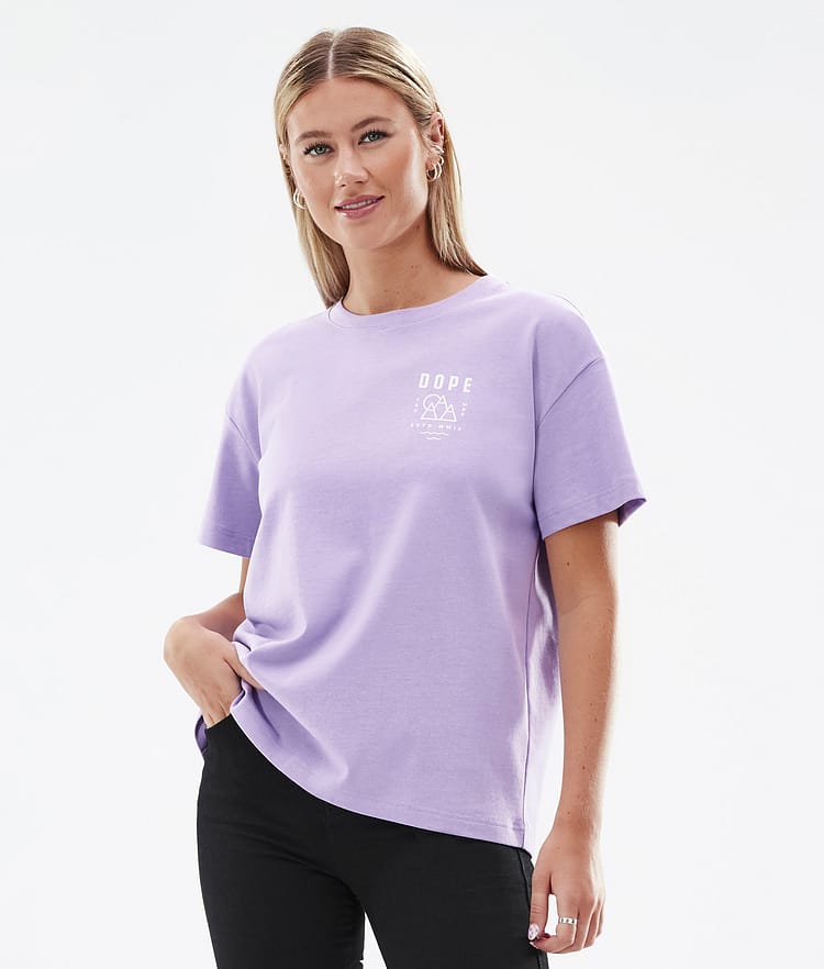 Dope Standard W 22 T-shirt Dam Summit Faded Violet, Bild 2 av 5