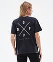 Dope Standard W 22 T-shirt Dam 2X-Up Black