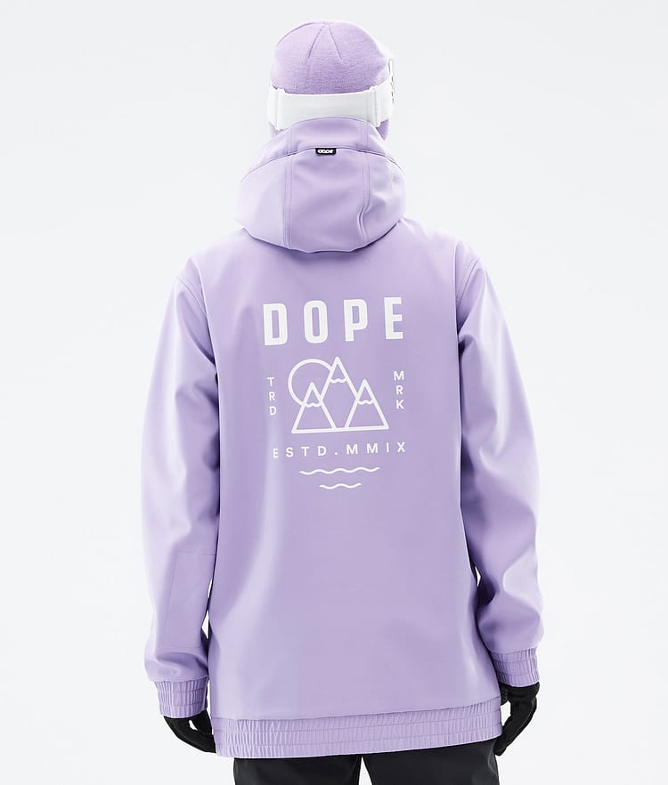 Dope Yeti W 22 Snowboardjacka Dam Summit Faded Violet, Bild 1 av 8