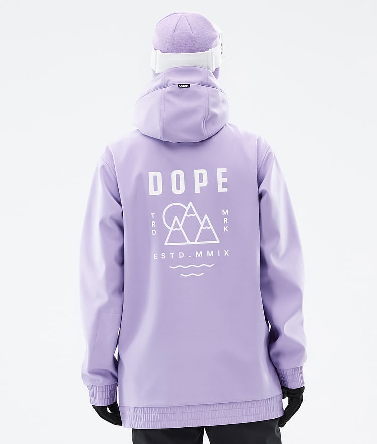 Dope Yeti W 2022 Snowboardjacka Dam Summit Faded Violet Renewed