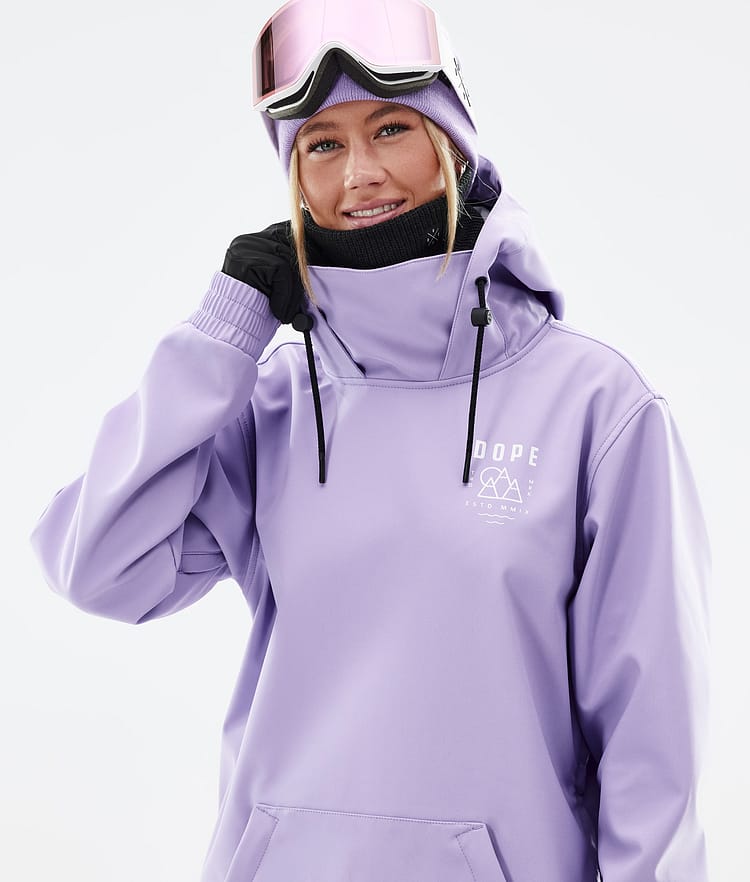 Dope Yeti W 22 Snowboardjacka Dam Summit Faded Violet, Bild 3 av 8