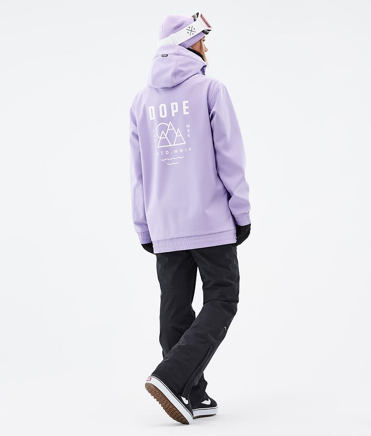 Dope Yeti W 22 Snowboardjacka Dam Summit Faded Violet, Bild 4 av 8