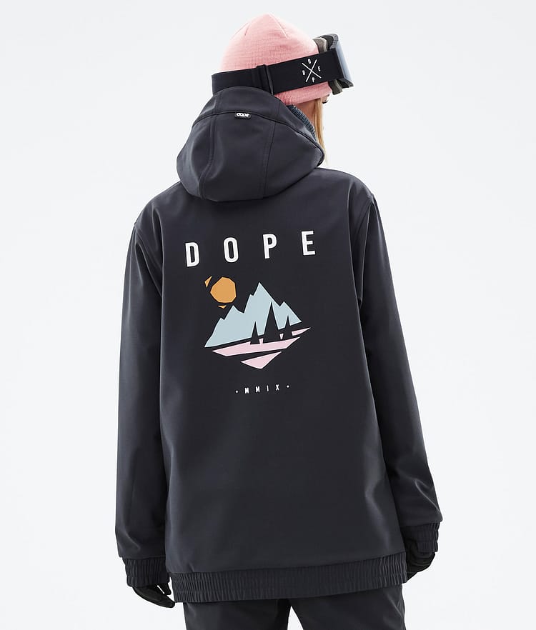 Dope Yeti W 2022 Snowboardjacka Dam Pine Black, Bild 1 av 8