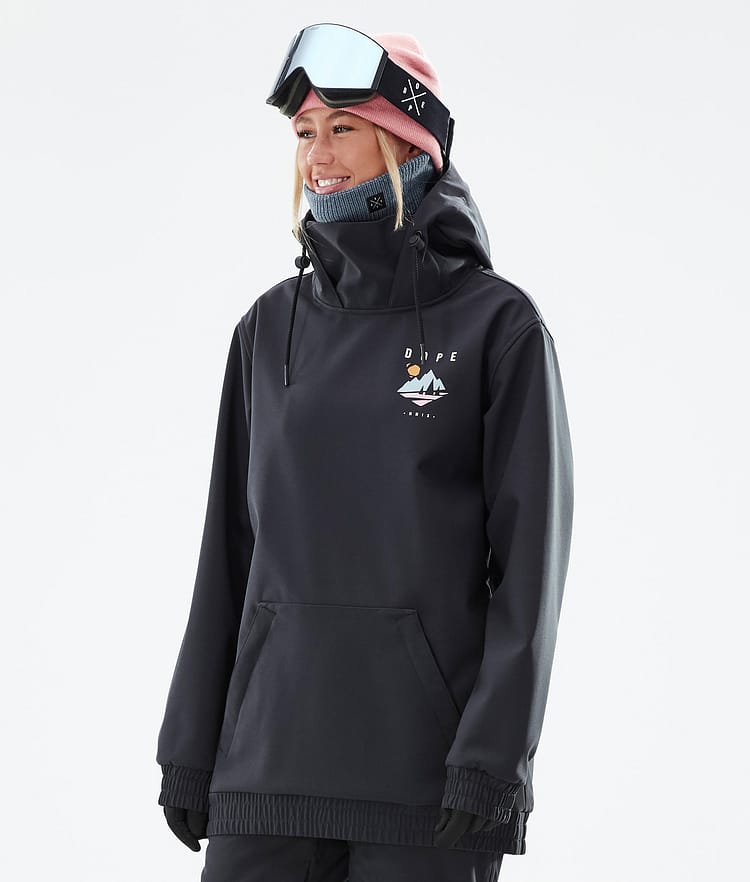 Dope Yeti W 2022 Snowboardjacka Dam Pine Black, Bild 2 av 8