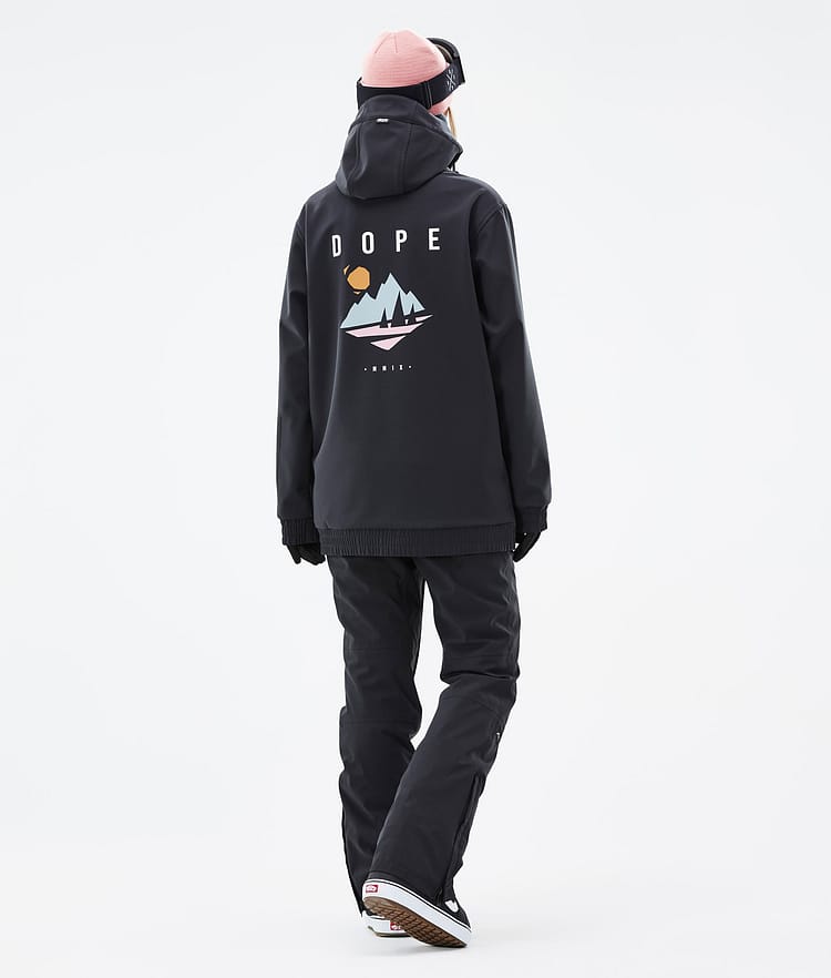 Dope Yeti W 2022 Snowboardjacka Dam Pine Black, Bild 4 av 8