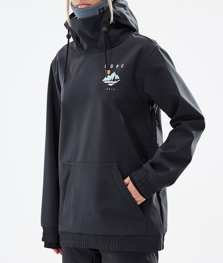 Dope Yeti W 2022 Snowboardjacka Dam Pine Black, Bild 8 av 8