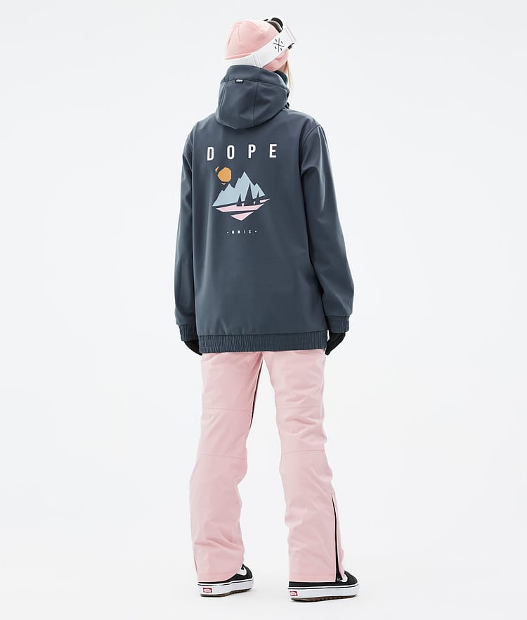 Dope Yeti W 2022 Snowboardjacka Dam Pine Metal Blue, Bild 4 av 8