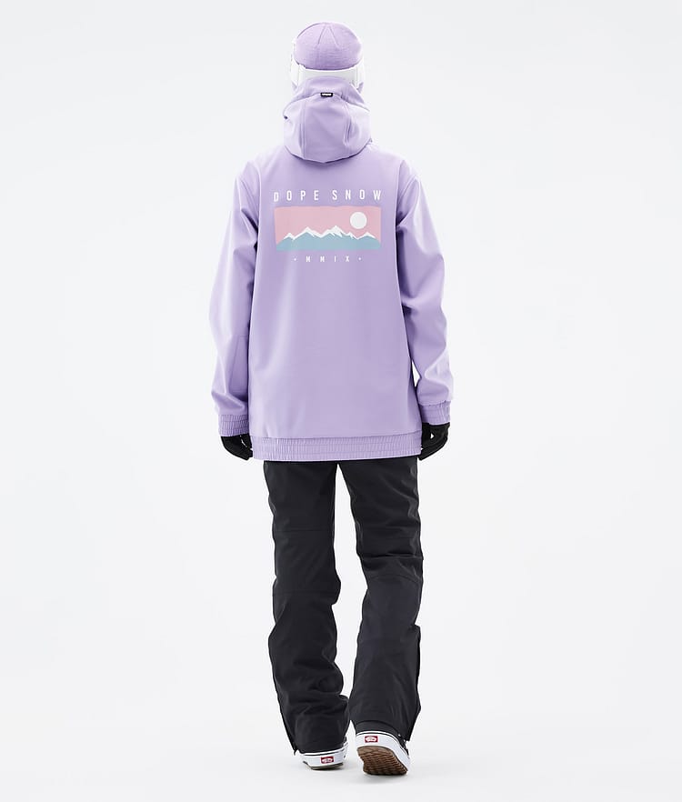 Dope Yeti W 22 Snowboardjacka Dam Range Faded Violet, Bild 4 av 8