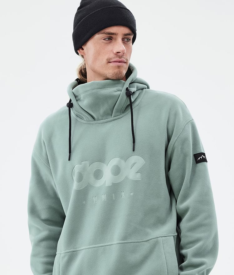 Dope Cozy II Fleecehood Herr Faded Green