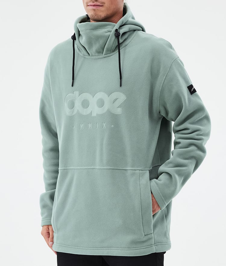 Dope Cozy II Fleecehood Herr Faded Green