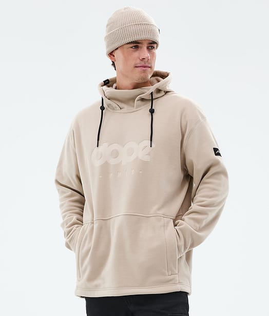 Dope Cozy II Fleecehood Herr Sand