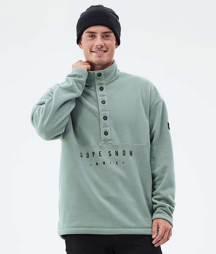 Dope Comfy Fleecetröja Herr Faded Green