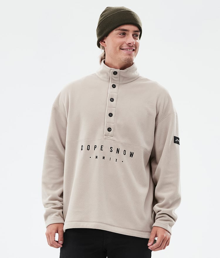 Dope Comfy Fleecetröja Herr Sand/Black Renewed, Bild 1 av 6